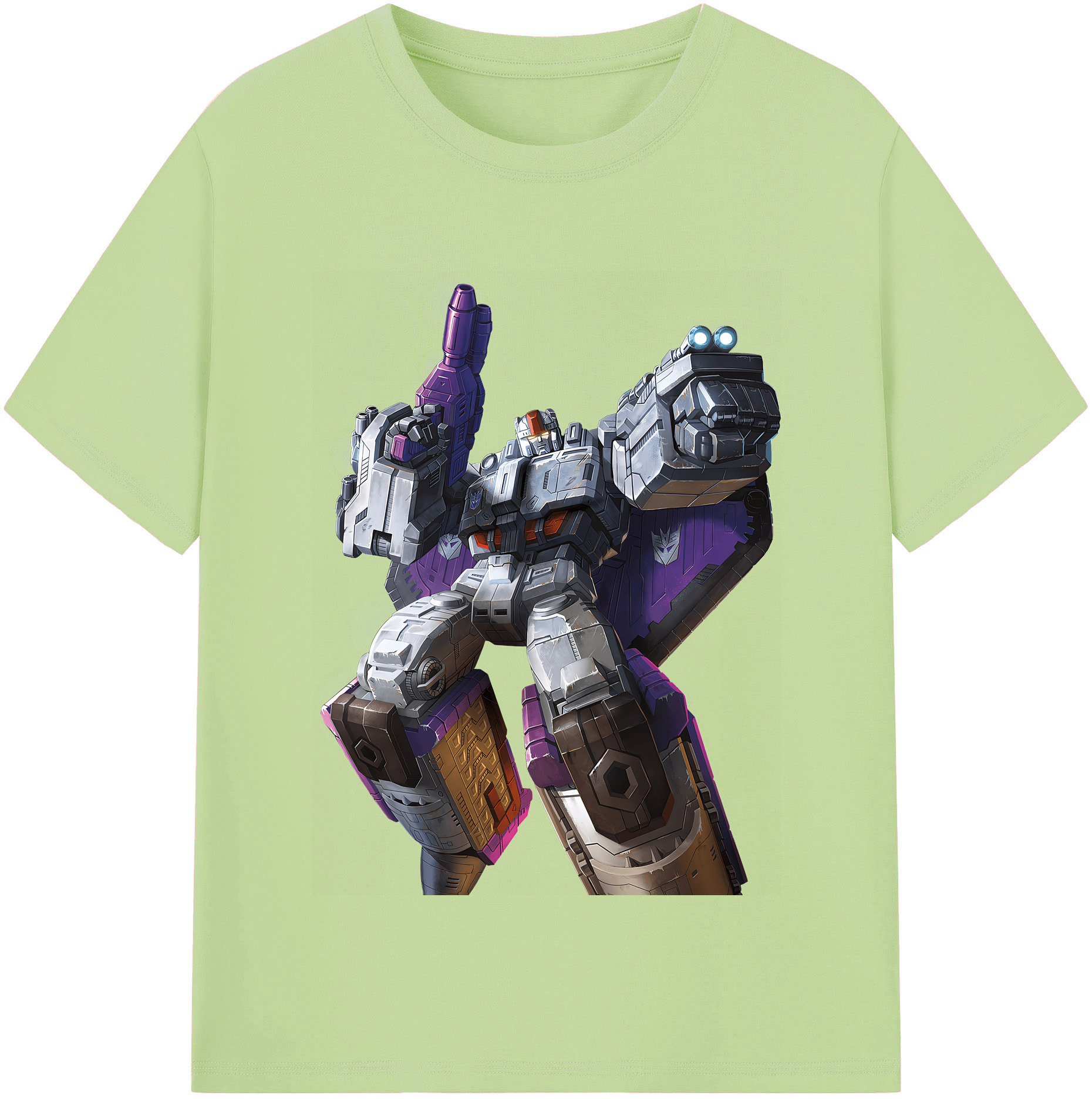 （画像用） Transformers トランスフォーマー 綿100％半袖Tシャツ（フロントプリント）